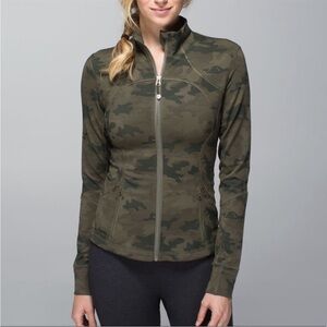 lululemon athletica Olive Camouflage Utility Jacket